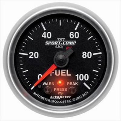 Auto Meter Sport-Comp PC Fuel Pressure Gauge - 3671